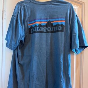 Patagonia Men's Teal Graphic Tee
